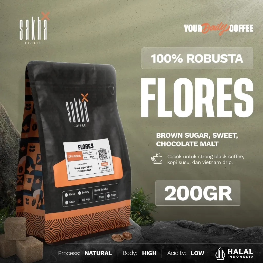  Bubuk Fine Robusta Flores Bajawa