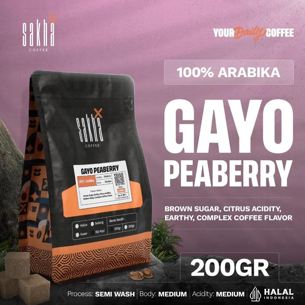 Kopi Lanang Arabika Peaberry Arabica Gayo Aceh